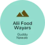 Business logo of Alii food wayars