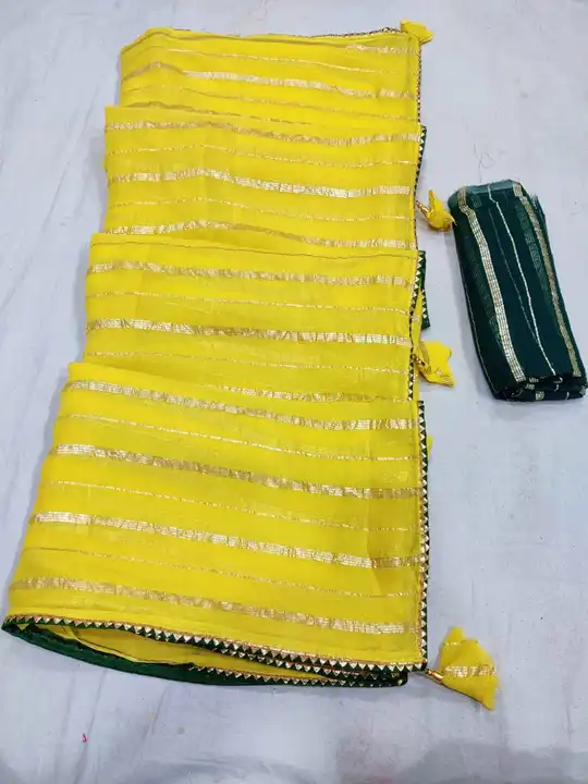 Sale sale sale sale sale 


New Launching for beauty


❤️pure jhorjt mx zari weaving full saree and  uploaded by Gotapatti manufacturer on 4/28/2023