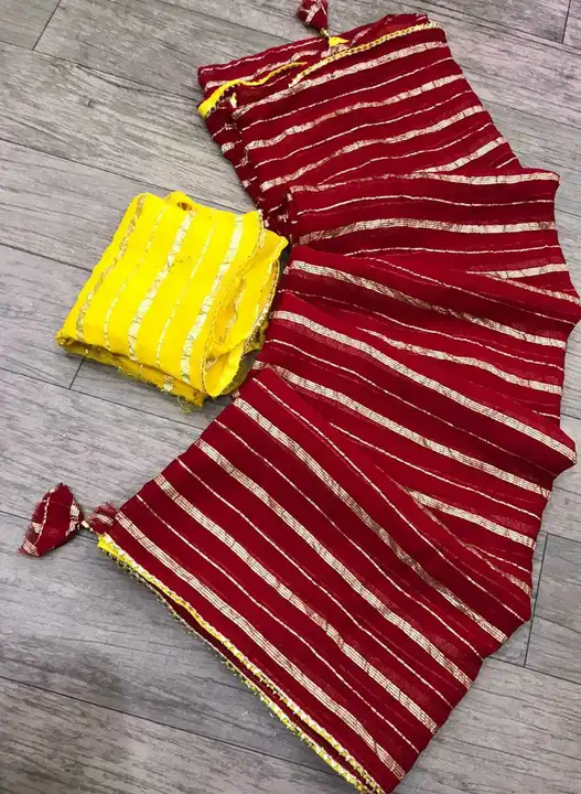 Sale sale sale sale sale 


New Launching for beauty


❤️pure jhorjt mx zari weaving full saree and  uploaded by Gotapatti manufacturer on 4/28/2023