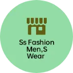 Business logo of SS Fashion Men,s Wear