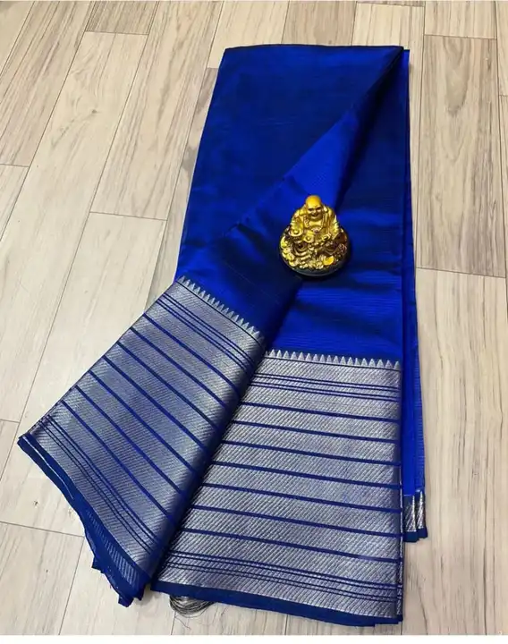  Bhagalpuri Mangalagiri saree with copper and silver zari border 

 uploaded by Kiran Textile on 4/28/2023
