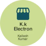 Business logo of K.K Electronic .& Multipurpose survices.. Dhanoura