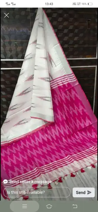 Ikkat saree uploaded by business on 4/28/2023