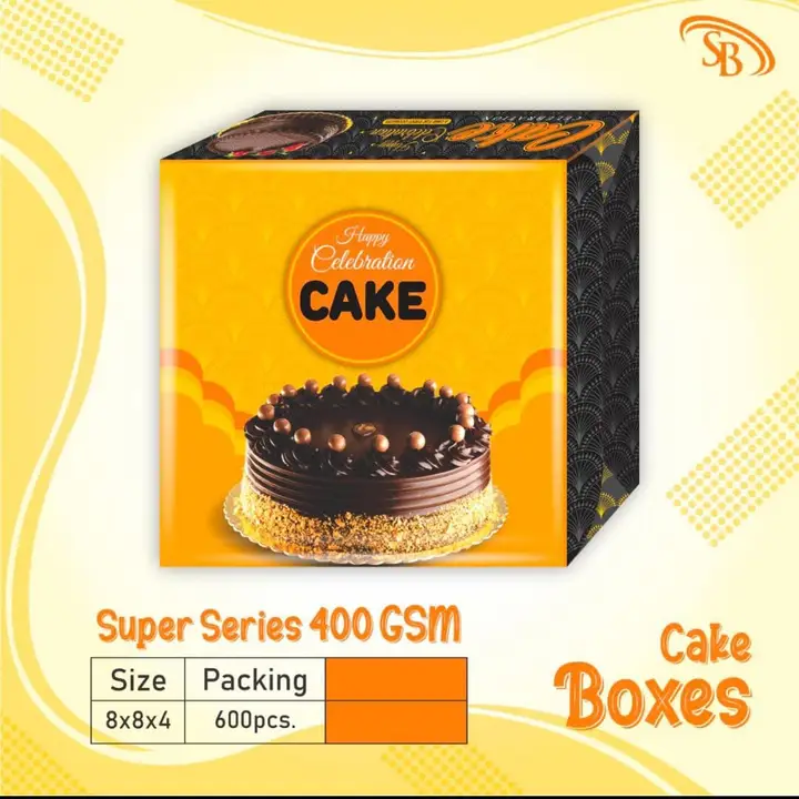 8*8*5 " cake box uploaded by Shivdatta international on 4/28/2023