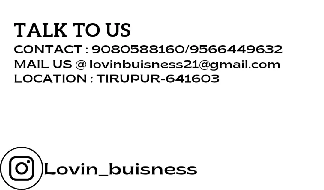 Visiting card store images of Lovin knits