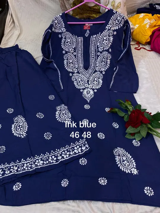NEW LAUNCH
MIX DESIGN HIPPOS SIZE PLUS SIZE COLLECTION
ONLY FOR PLUS SIZES LADIES
KURTA PLAZO COMLc
 uploaded by Wedding collection on 4/28/2023