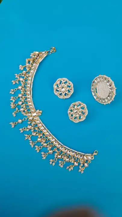 Kundan necklace combos  uploaded by Sb designs on 4/28/2023