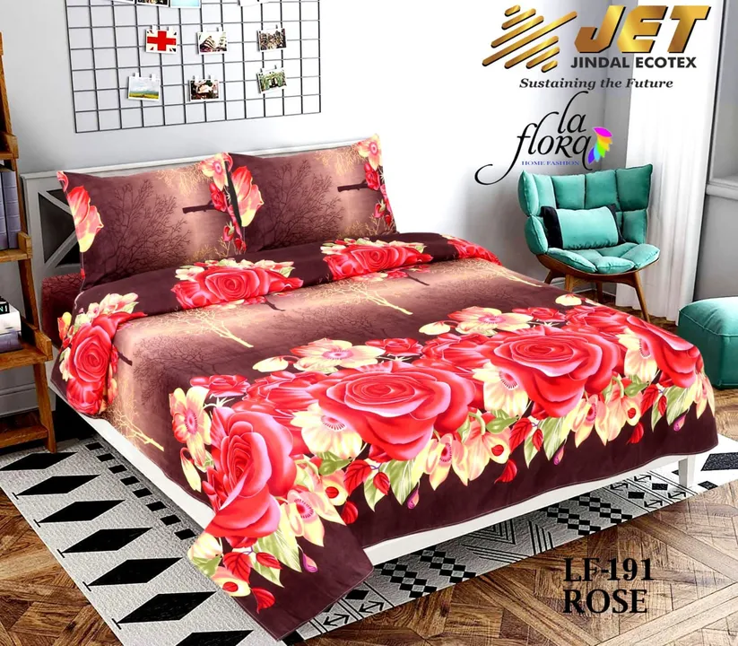 Double bed sheet uploaded by Vinayak creation on 4/28/2023