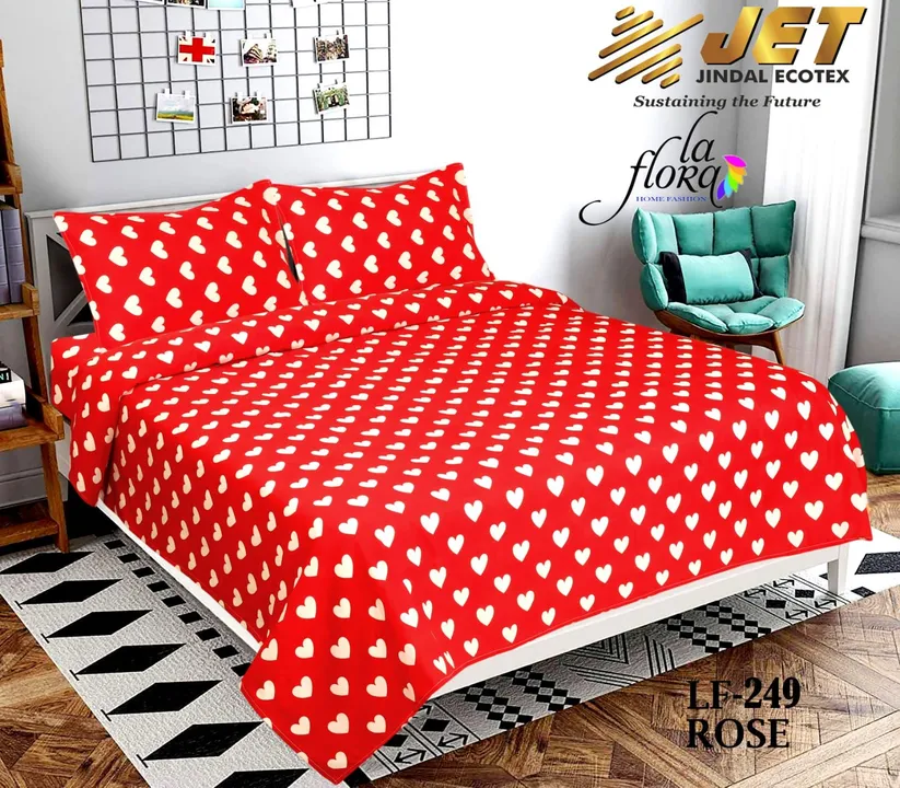 Double bed sheet uploaded by Vinayak creation on 4/28/2023