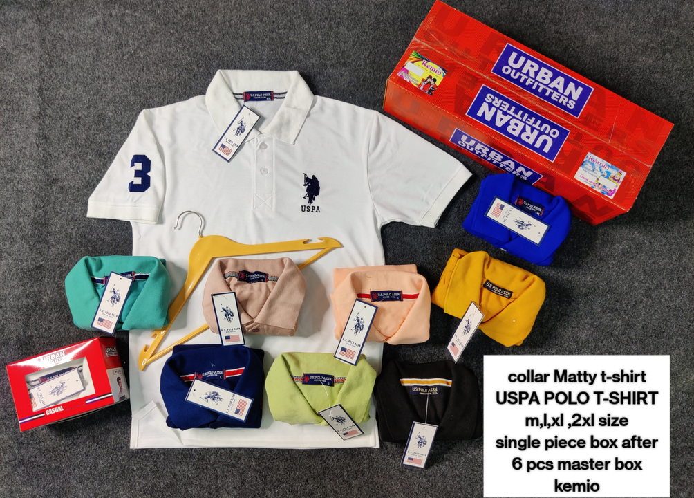 Uspa collar Matty t-shirt  uploaded by Kiran sehgal hosiery on 4/28/2023