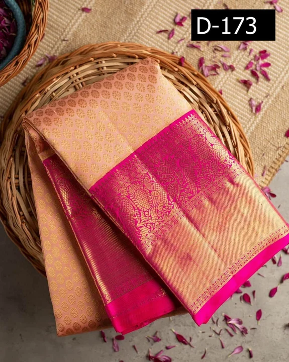 Kanchipuram silk saree  uploaded by Ishita Enterprise on 4/28/2023