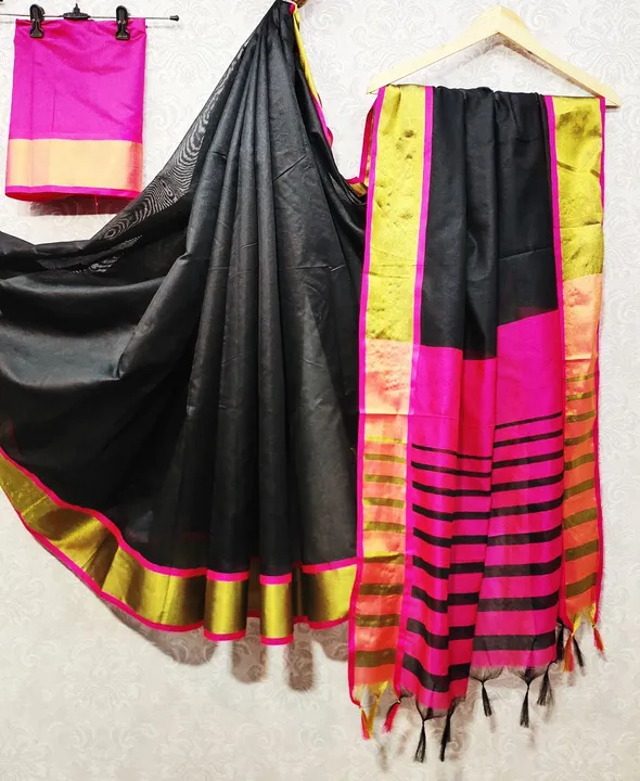Post image *

*🚨DW- 4032🚨*

                          *MASTANI*
*
      
          _*🌷Innovation at Work🌷*_

*Fabrics    : Soft Cotton Silk*

*Sarees     : 6.30 MTR Full Length With Blouse, Attach zahlar*

*Ready To Ship🚢 ✈️🚚☑☑*

*🌹Quality Never Goes Out Of Style*