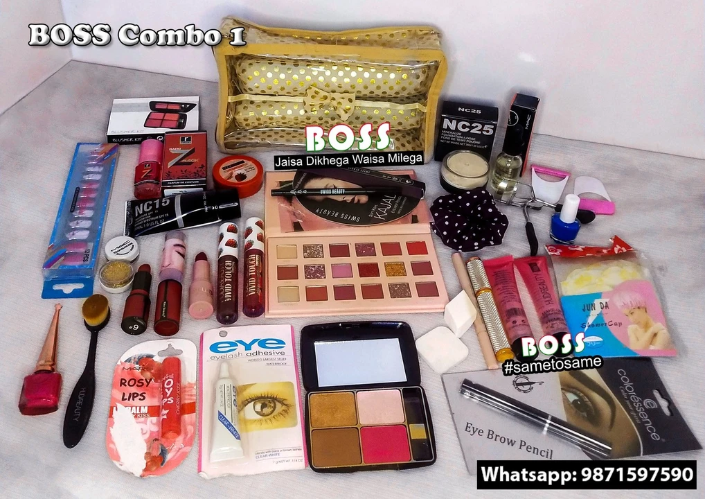BOSS Cosmetics Makeup Combo 1 uploaded by CopyCat Cosmetics on 5/29/2024