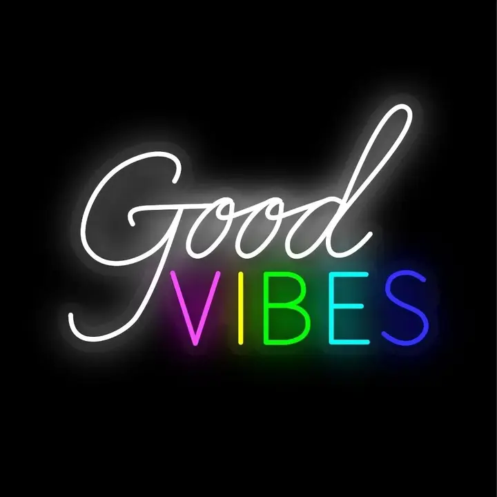 Good vibes neon signs for occasions or decoration items  uploaded by Shyam enterprises on 4/28/2023