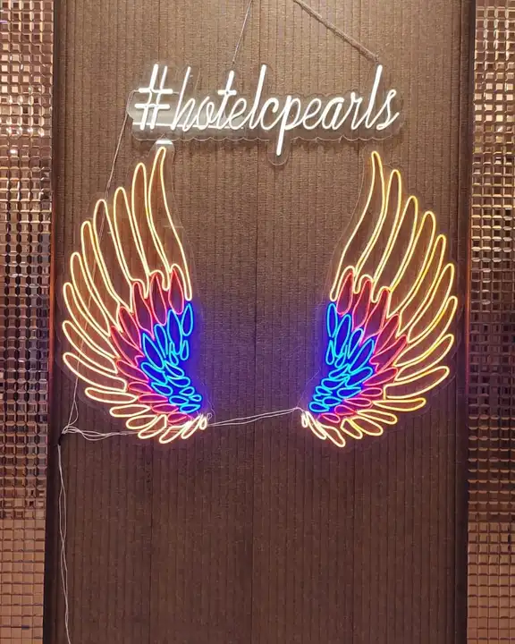 Wings with your hotel name for occasions or decoration items  uploaded by Shyam enterprises on 4/28/2023