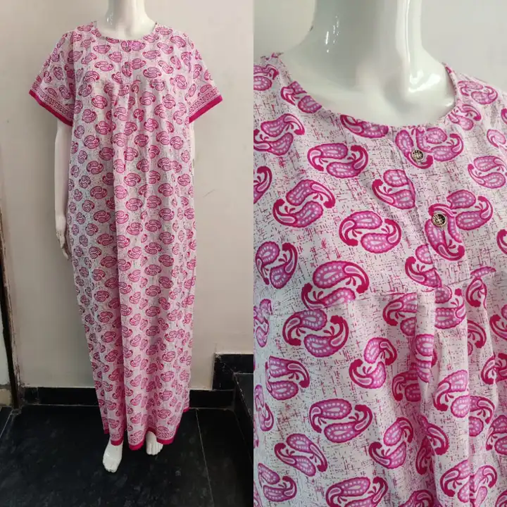 Cotton printed nighty  uploaded by Kaveri Kreations on 4/28/2023