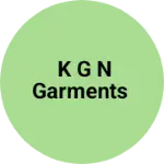 Business logo of K g n garments
