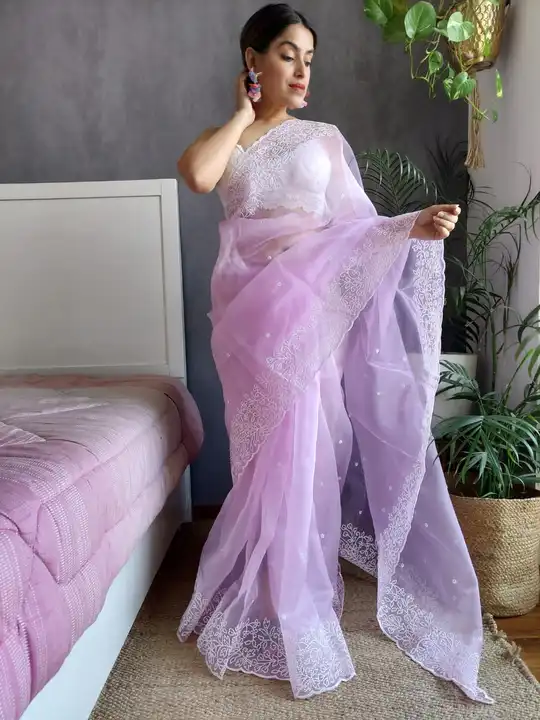 Soft orgenja silk uploaded by Bajaj fashion hub on 4/28/2023