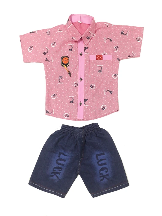 Half shirts and jeans Shorts set uploaded by Abjal dresses on 4/28/2023