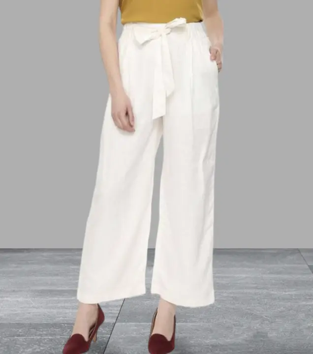 Palazzo pants tie-up  uploaded by Hina fashion on 5/28/2024