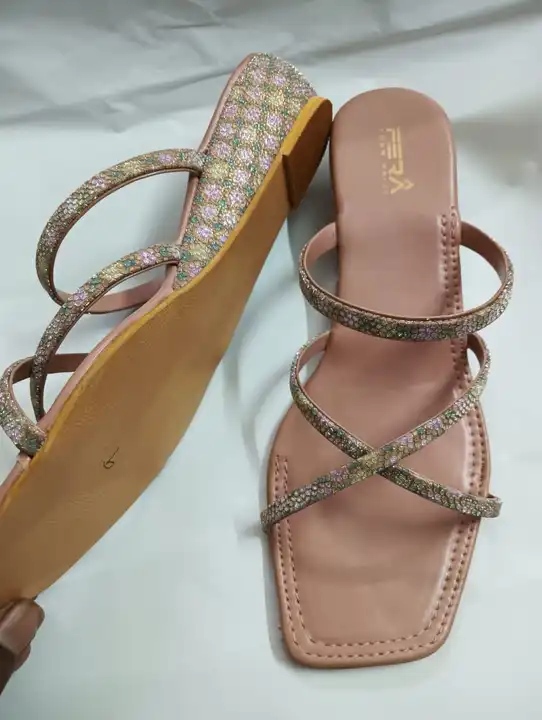 Pink sugar chappal uploaded by business on 4/28/2023