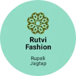 Business logo of Rutvi fashion designer