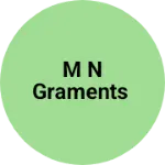 Business logo of M n graments