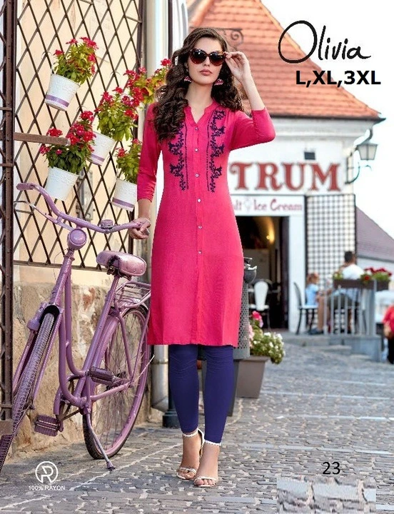 Plus size kurtis uploaded by Vishwam fabrics pvt ltd  on 4/28/2023