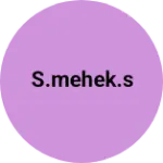 Business logo of S.mehek.s