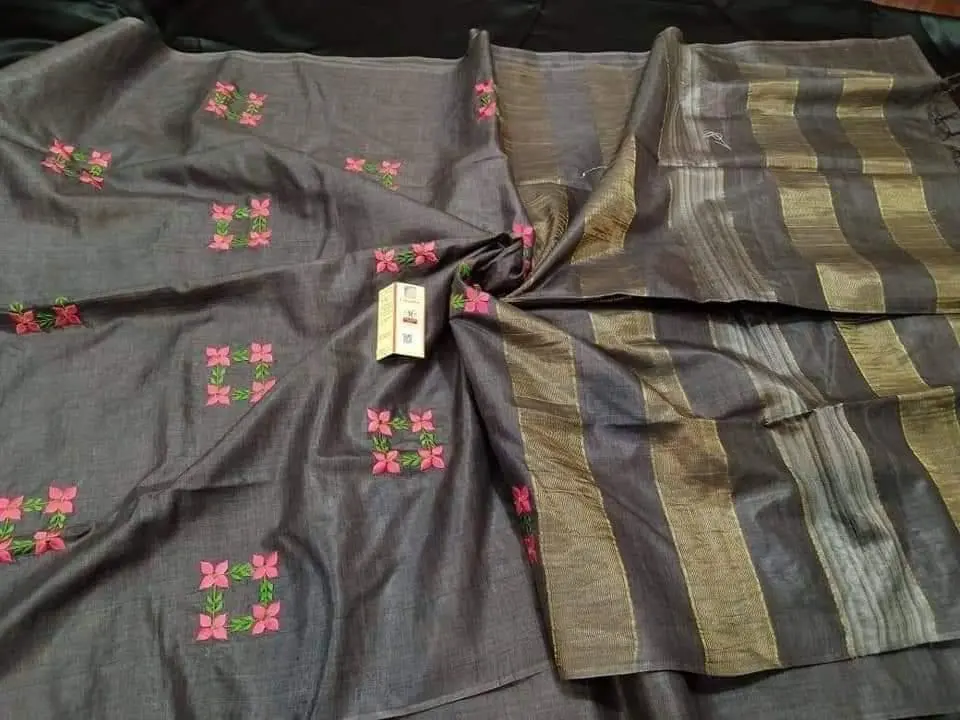 Tussar silk saree uploaded by WeaveMe India on 4/28/2023