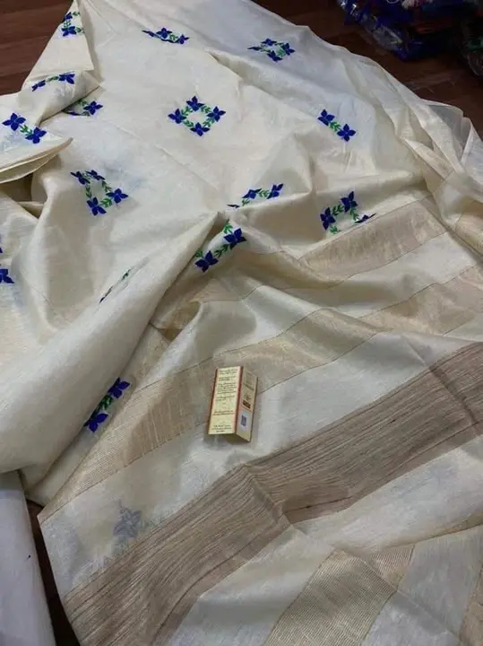 Tussar silk saree uploaded by WeaveMe India on 4/28/2023