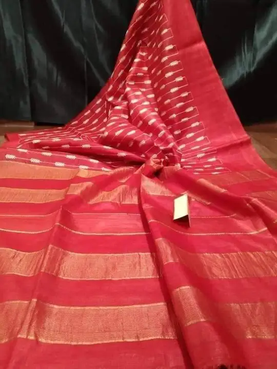 Tussar silk saree uploaded by WeaveMe India on 4/28/2023