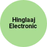 Business logo of Hinglaaj electronic