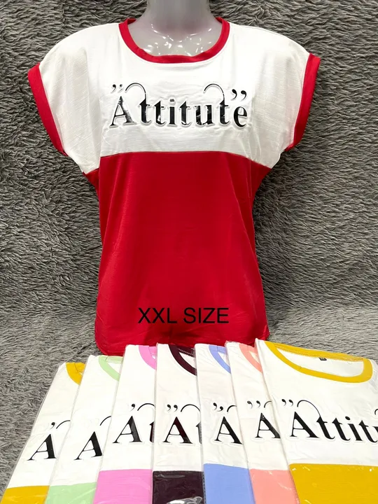 Ladies tshirt xxl  uploaded by Maryam Collection on 4/28/2023