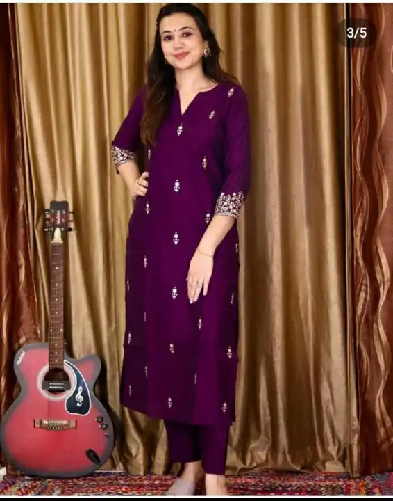 M to XXL, Beautiful design with Pant *

🍁 *Fabric - Rayon havy* uploaded by Online Ladies Dresses on 4/28/2023