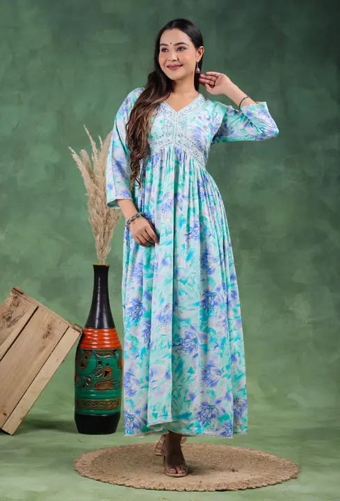 Alia cut embroidery gown uploaded by business on 4/28/2023