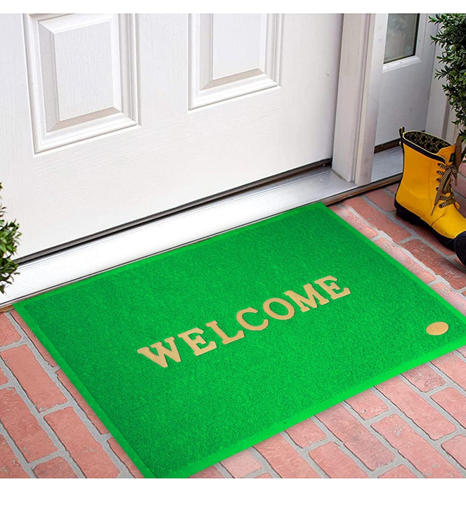 PVC door mat 40x60 cm best quality water proof out door mat uploaded by business on 4/28/2023