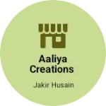 Business logo of Aaliya creations
