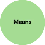 Business logo of means