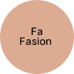 Business logo of FA fasion