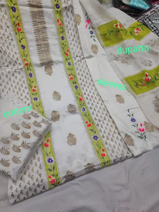 Jam cotton suit with kota dupatta  uploaded by Manish sales on 4/28/2023