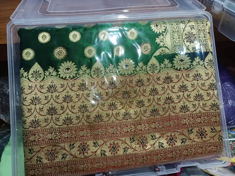 Opada silk all boota work 'siroski  uploaded by Saree wholesale on 4/28/2023