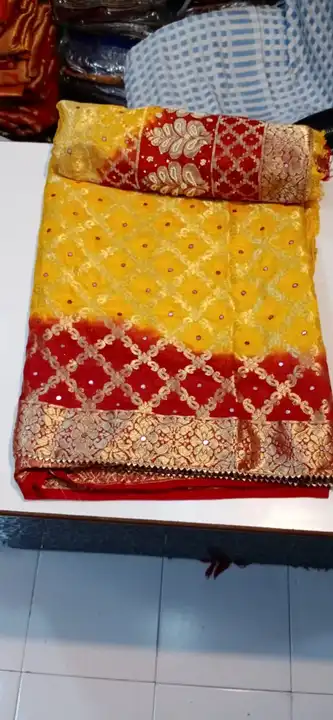 😍 *Price ORR Down* 😍

🥰 *Ghadchola banarsi silk sarees with full heavy zari with 🥰
👉🏻👉🏻with  uploaded by Gotapatti manufacturer on 4/29/2023
