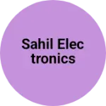 Business logo of Sahil electronics