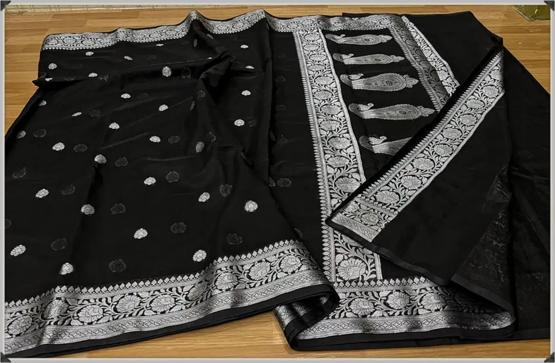 Semi jorjet saree  uploaded by Yosuf textiles on 4/29/2023