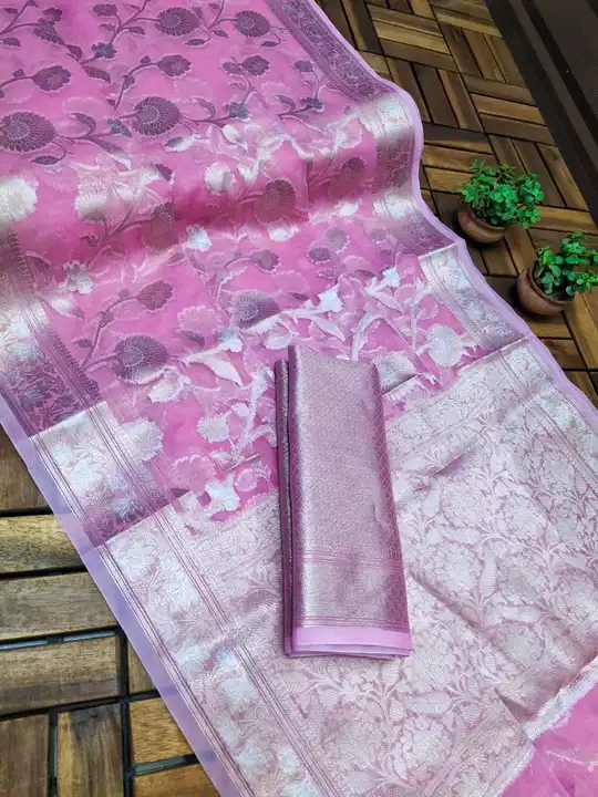 Organza soft silk saree  uploaded by Yosuf textiles on 4/29/2023