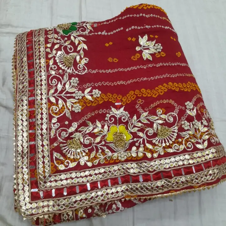 Pure bandhej saree uploaded by business on 4/29/2023