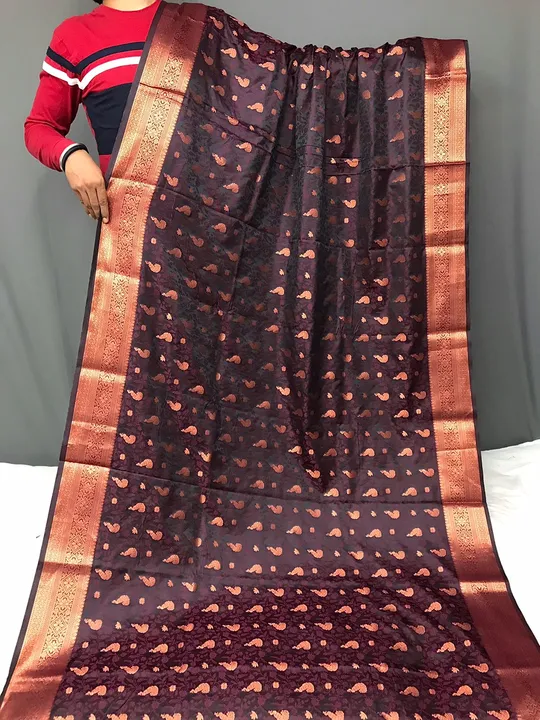 New Catalogue ❣️❣️❣️

Description - Soft silk sarees with self jacquard Weaving design. Rich pallu w uploaded by Roza Fabrics on 4/29/2023