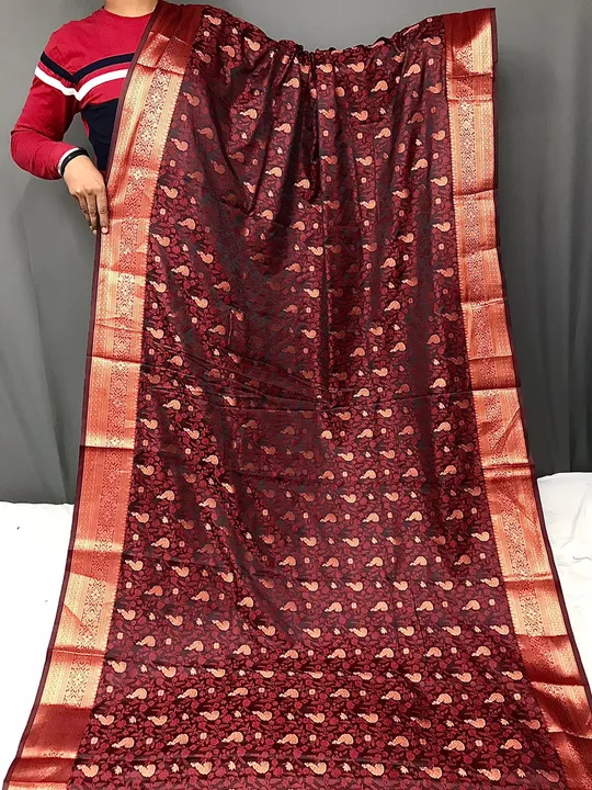 New Catalogue ❣️❣️❣️

Description - Soft silk sarees with self jacquard Weaving design. Rich pallu w uploaded by Roza Fabrics on 4/29/2023