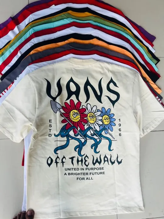 Vans Oversize Tshirt
Size M to XL
Price 320/- uploaded by Red And white Men's Wear on 4/29/2023